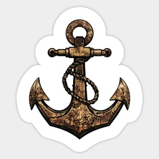 old anchor vintage Sticker